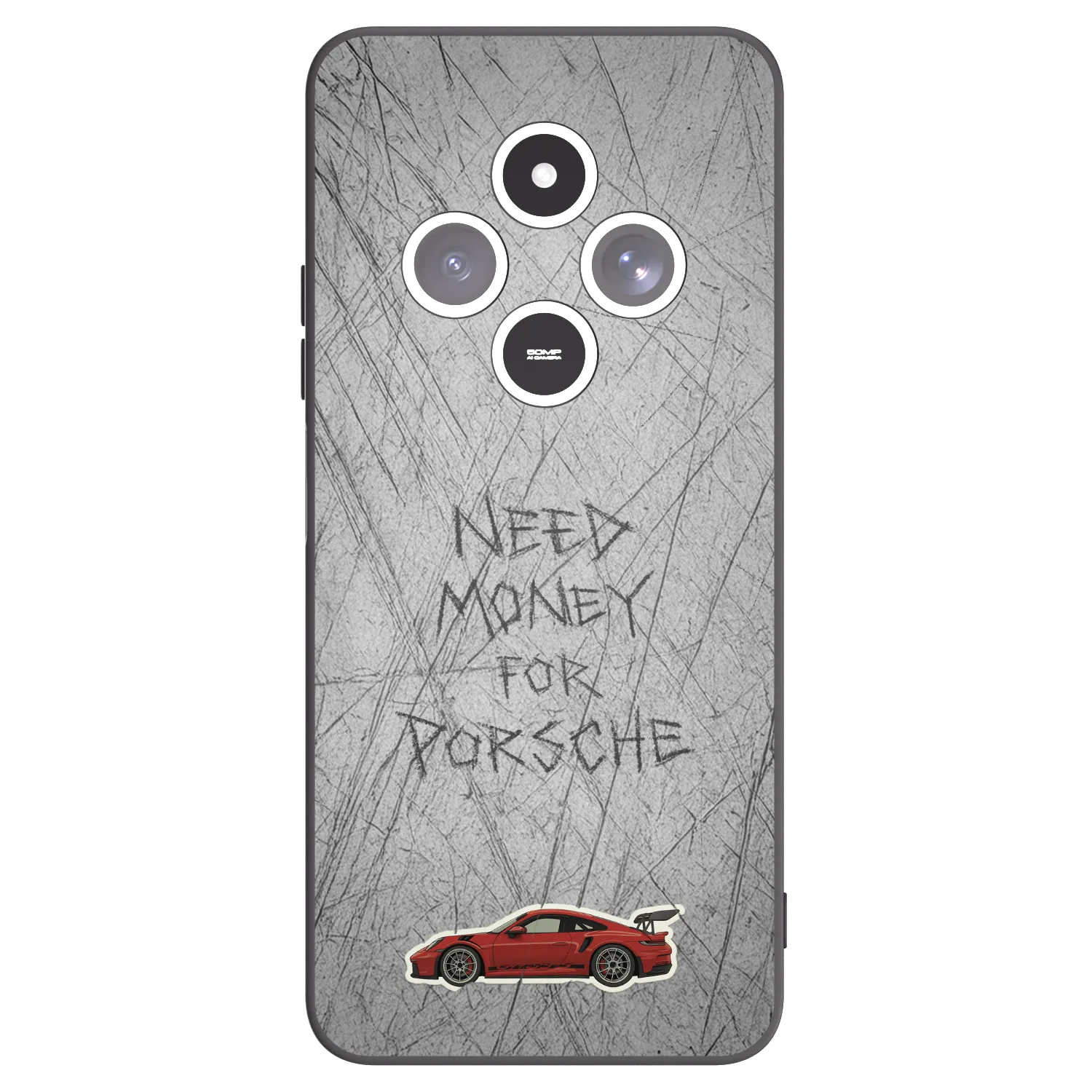 Picasee husă neagră din silicon pentru Xiaomi Redmi 14C - Garage Scratch