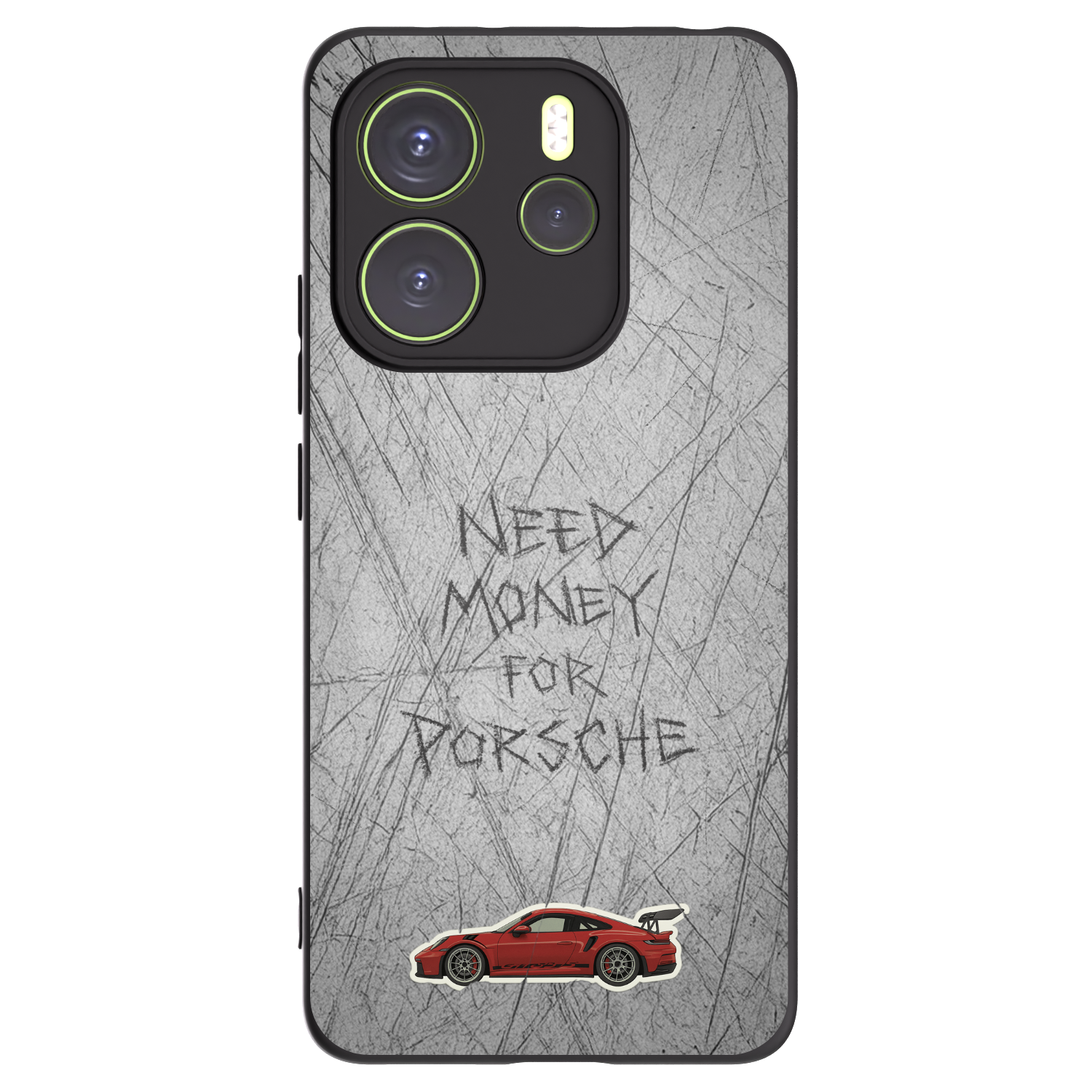 Picasee husă neagră din silicon pentru Xiaomi Redmi Note 14 4G - Garage Scratch