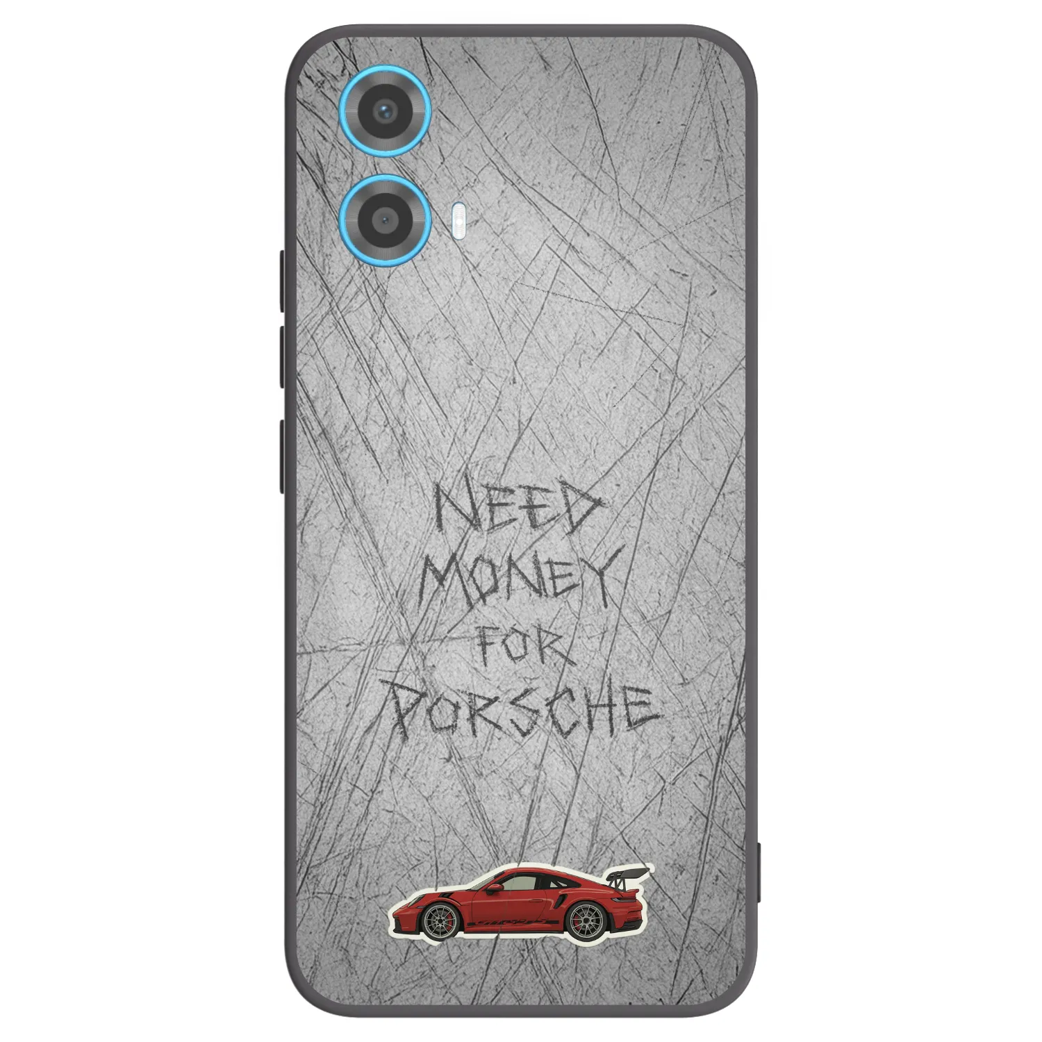 Picasee husă neagră din silicon pentru Motorola Moto G34 5G - Garage Scratch