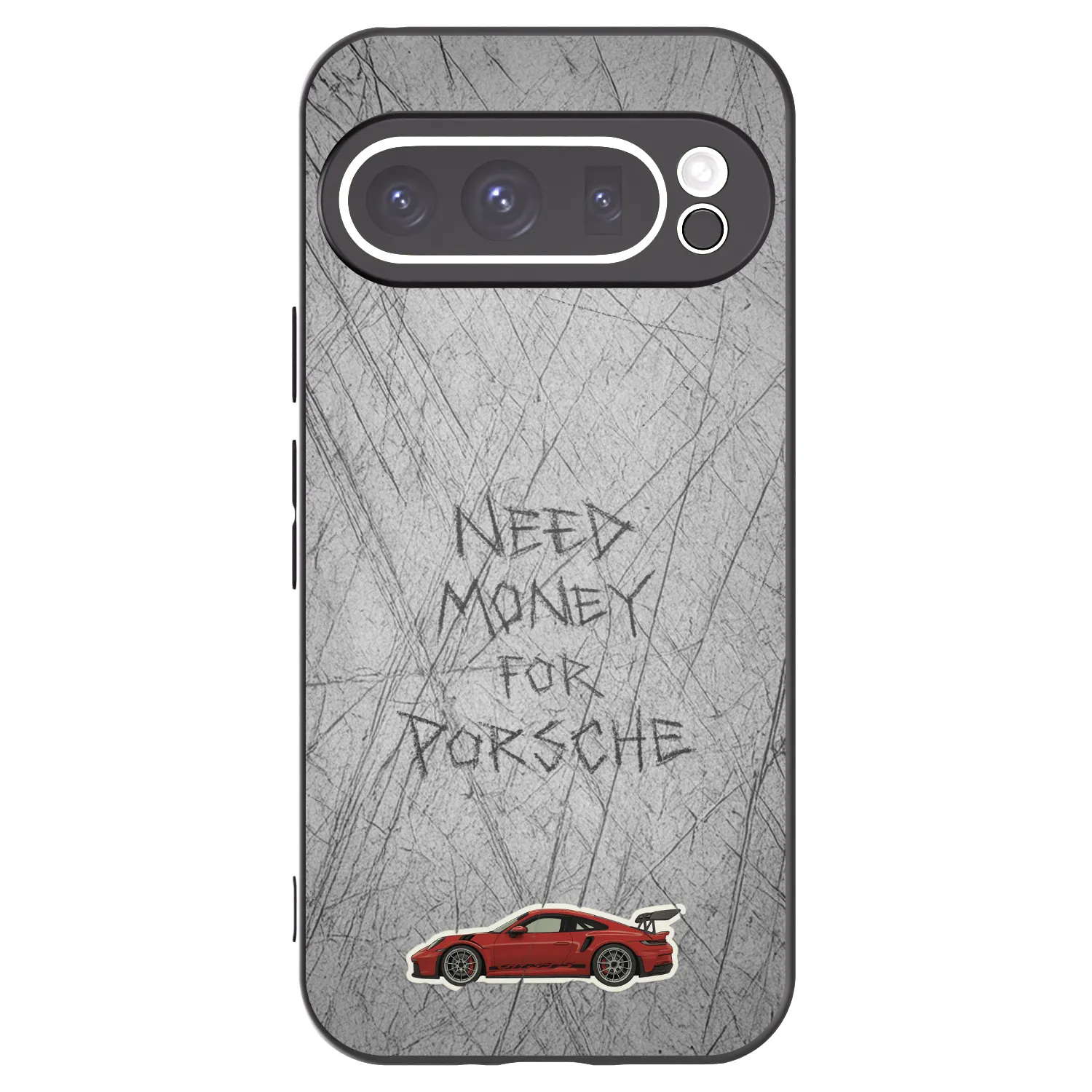 Picasee husă neagră din silicon pentru Google Pixel 9 Pro - Garage Scratch