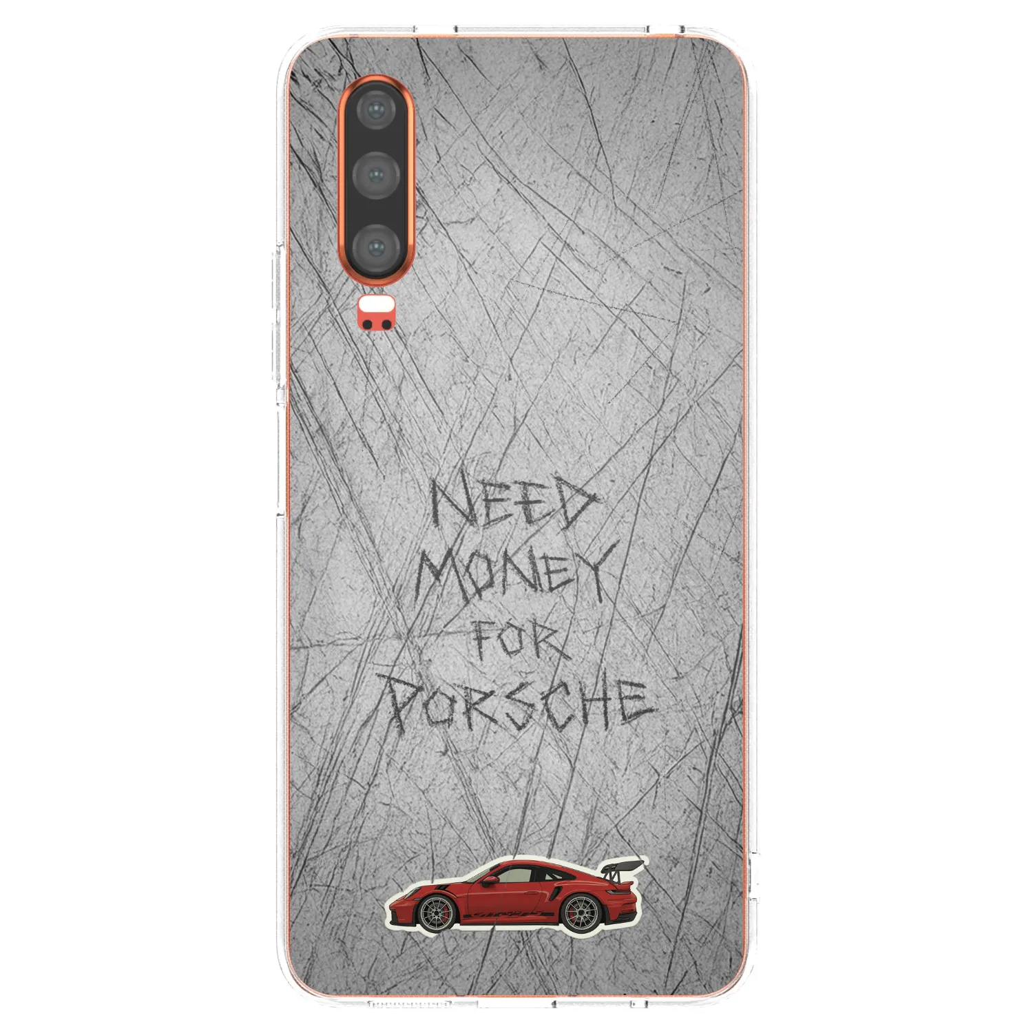 Picasee husă transparentă din silicon pentru Huawei P30 - Garage Scratch