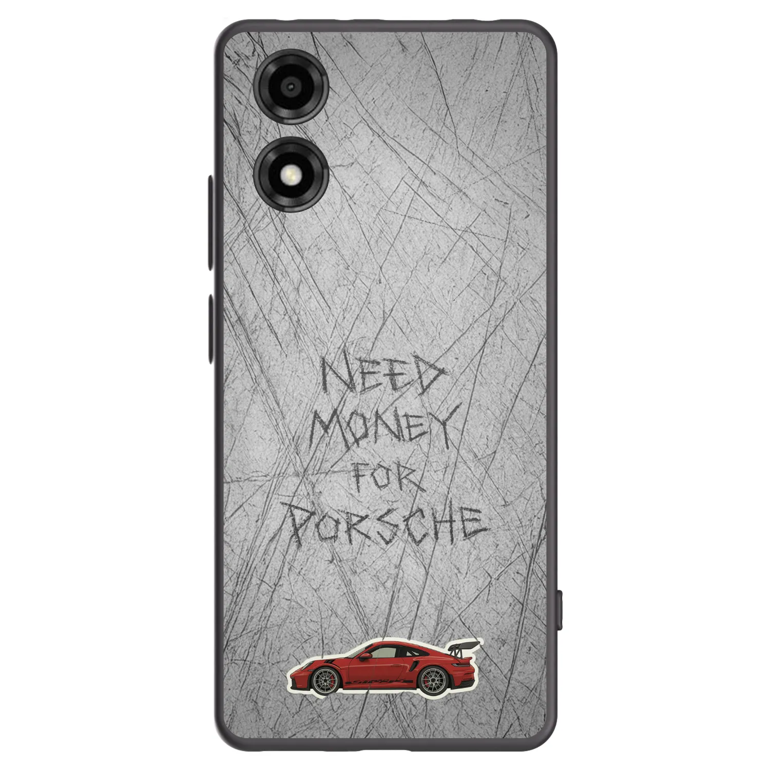 Picasee husă neagră din silicon pentru Motorola Moto E14 - Garage Scratch