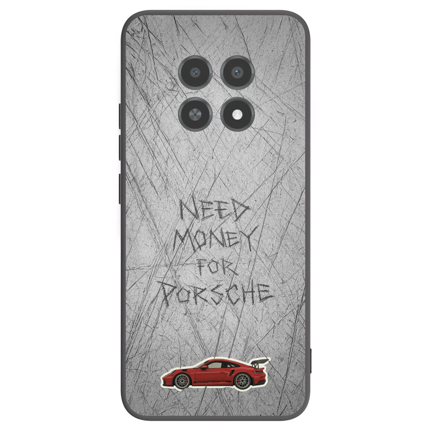 Picasee husă neagră din silicon pentru Realme 12X - Garage Scratch