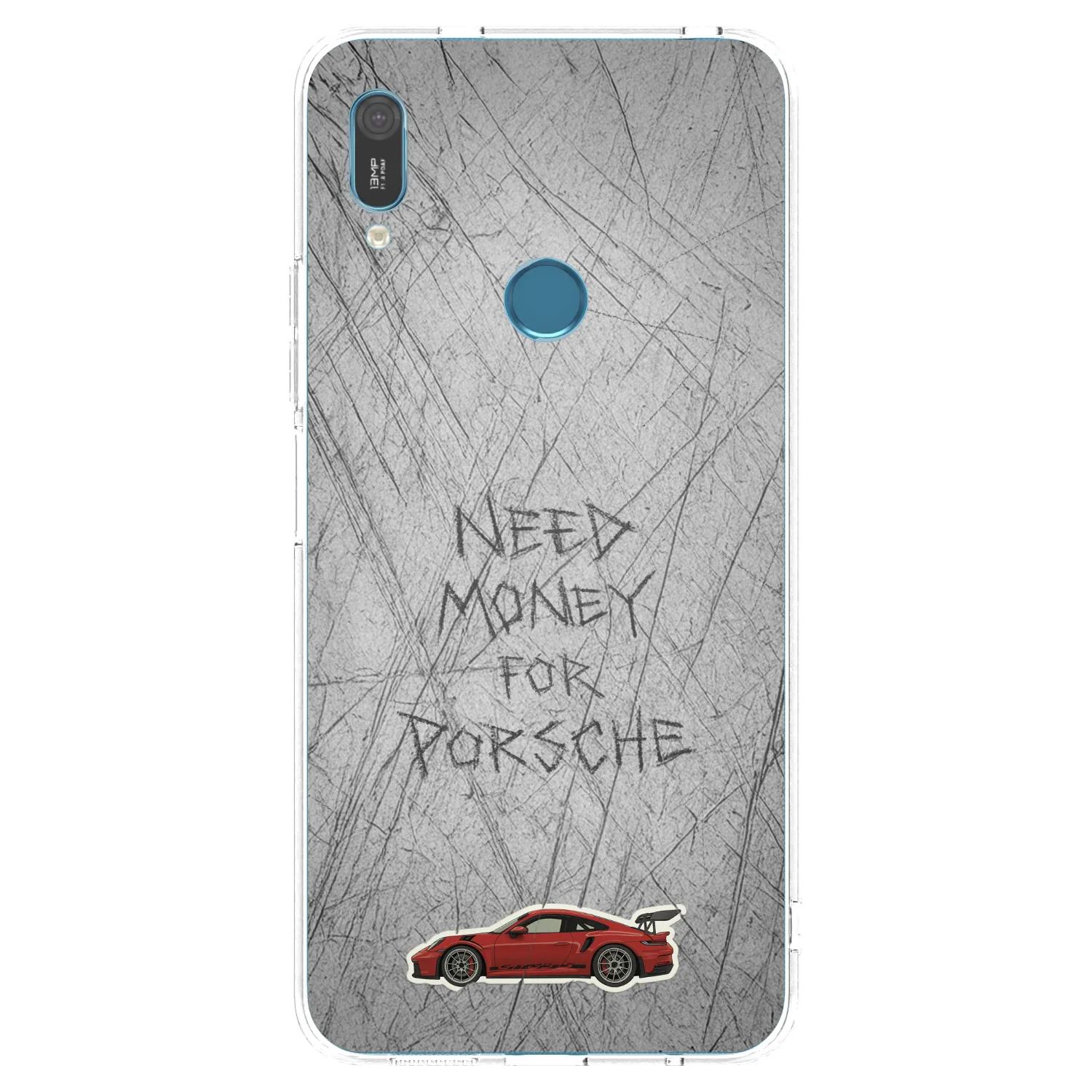 Picasee husă transparentă din silicon pentru Huawei Y6 2019 - Garage Scratch