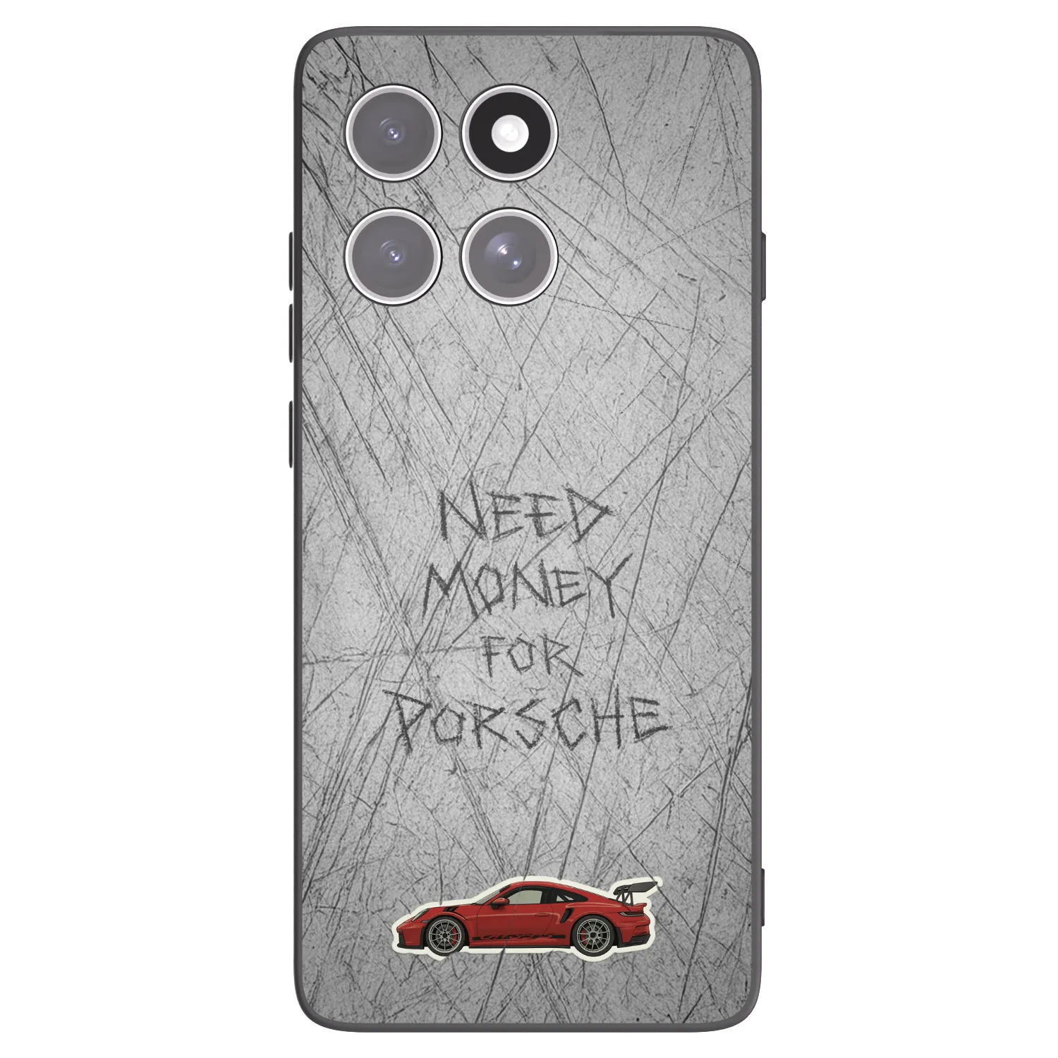 Picasee husă neagră din silicon pentru Motorola Edge 60 Fusion - Garage Scratch