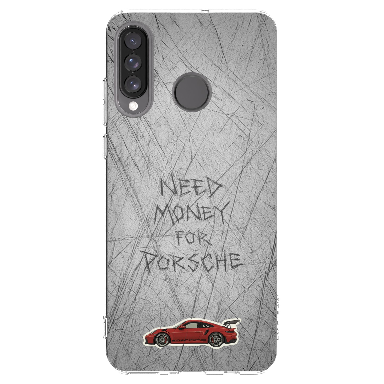 Picasee husă transparentă din silicon pentru Huawei P30 Lite - Garage Scratch