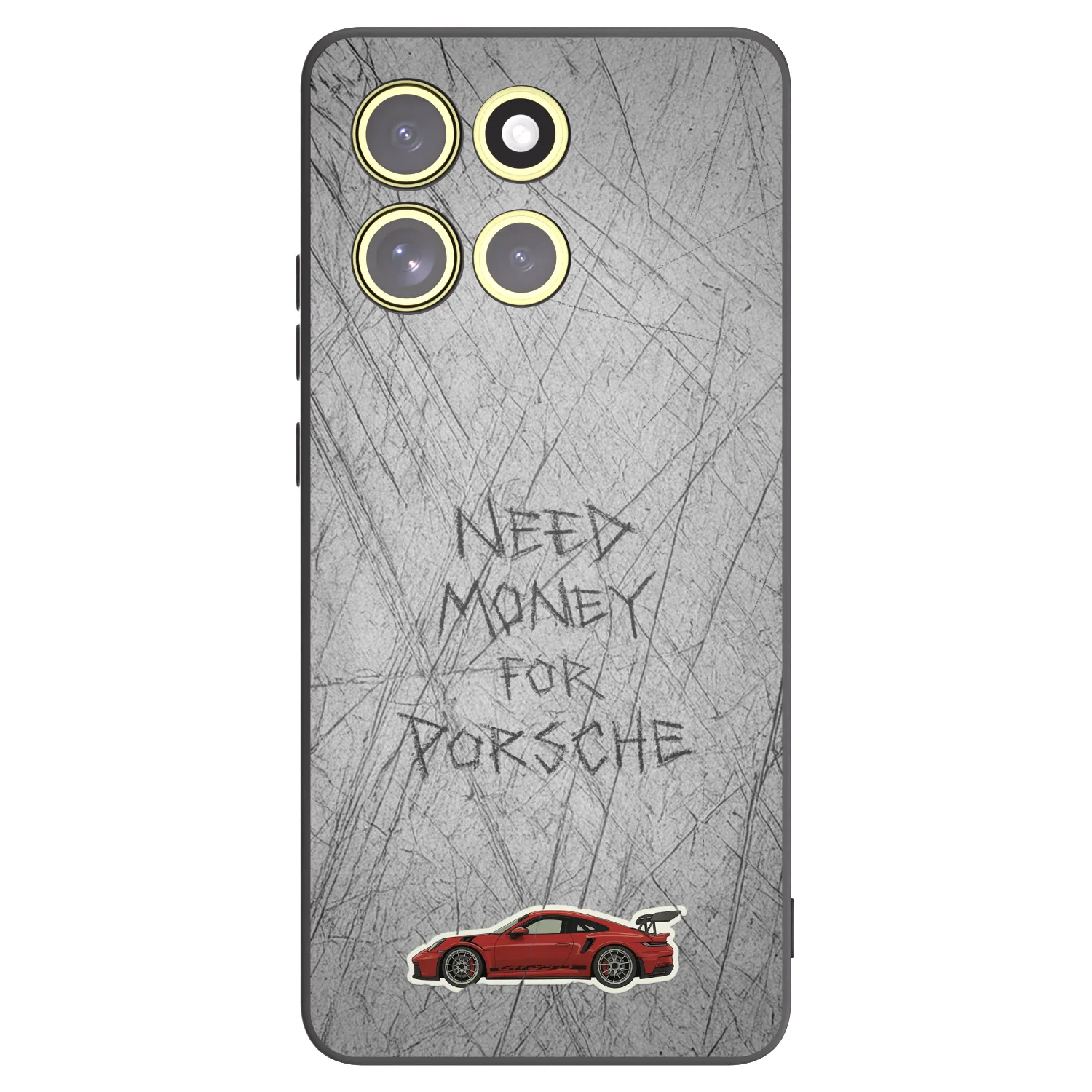 Picasee husă neagră din silicon pentru Motorola Moto G86 Power 5G - Garage Scratch