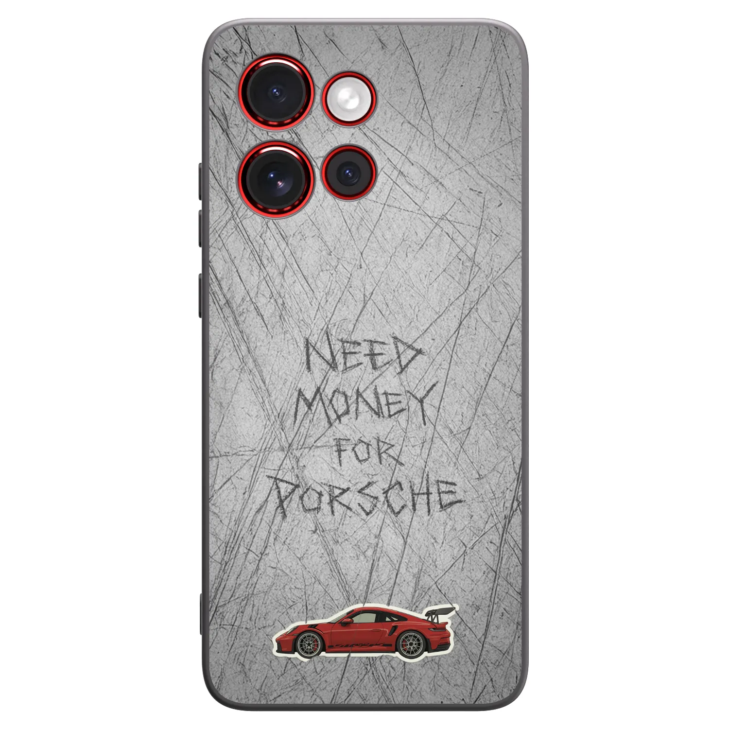 Picasee husă neagră din silicon pentru Motorola Edge 60 Neo 5G - Garage Scratch