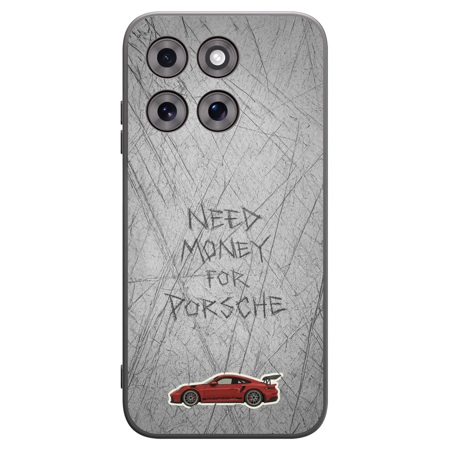 Picasee husă neagră din silicon pentru Motorola Moto G77 - Garage Scratch