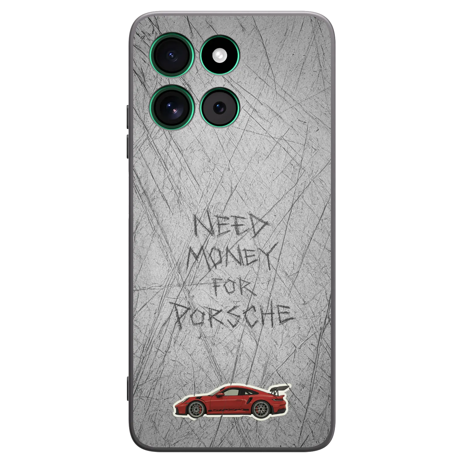 Picasee husă neagră din silicon pentru Motorola Moto G57 Power - Garage Scratch