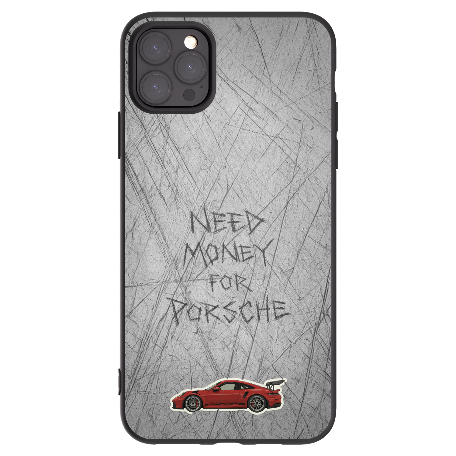 Picasee husă neagră din silicon pentru Apple iPhone 11 Pro Max - Garage Scratch