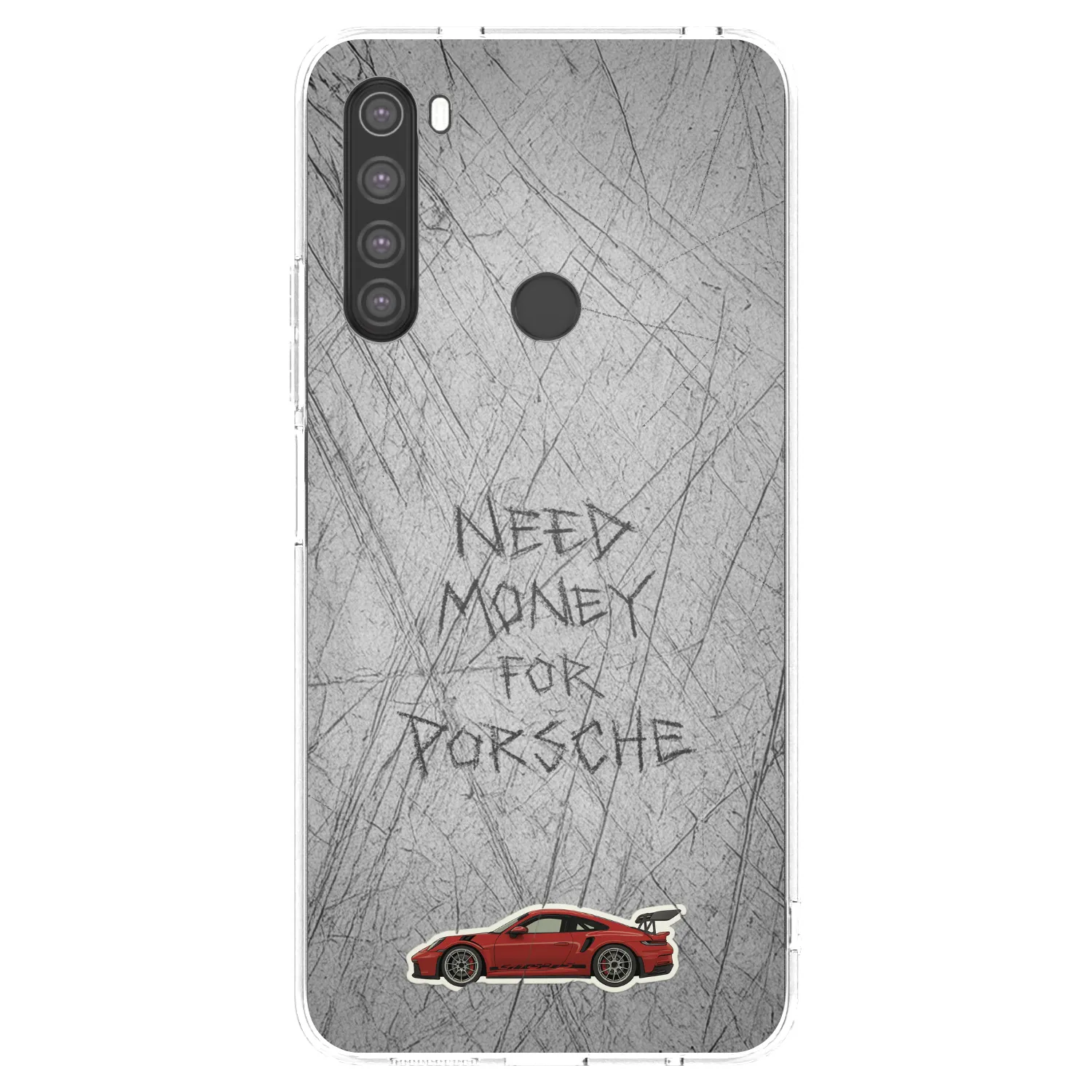 Picasee husă transparentă din silicon pentru Xiaomi Redmi Note 8 - Garage Scratch