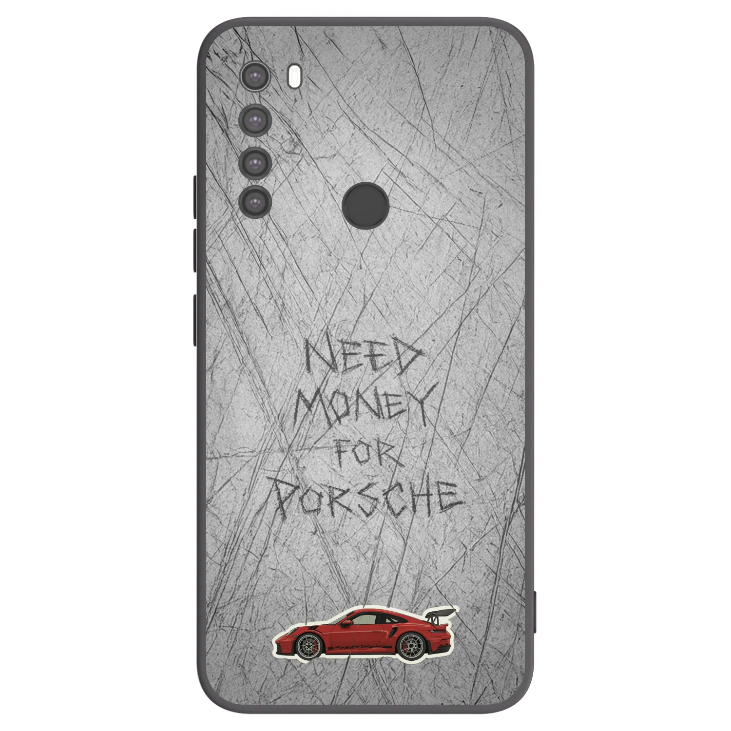 Picasee husă neagră din silicon pentru Xiaomi Redmi Note 8 - Garage Scratch