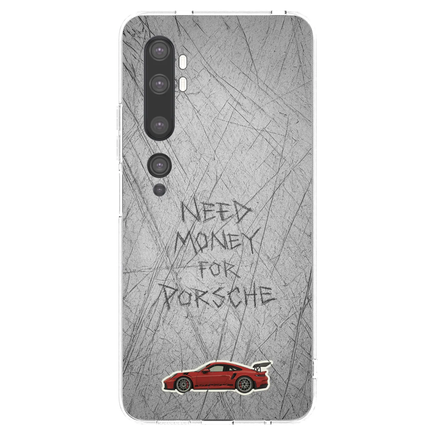 Picasee husă transparentă din silicon pentru Xiaomi Mi Note 10 (Pro) - Garage Scratch