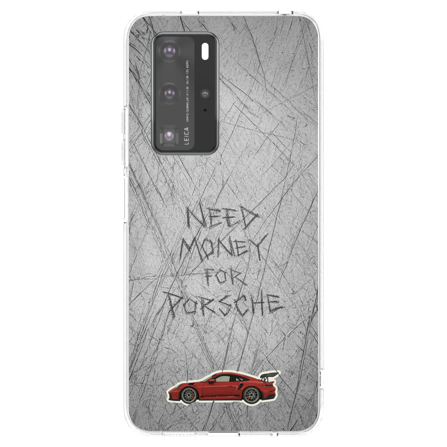 Picasee husă transparentă din silicon pentru Huawei P40 Pro - Garage Scratch