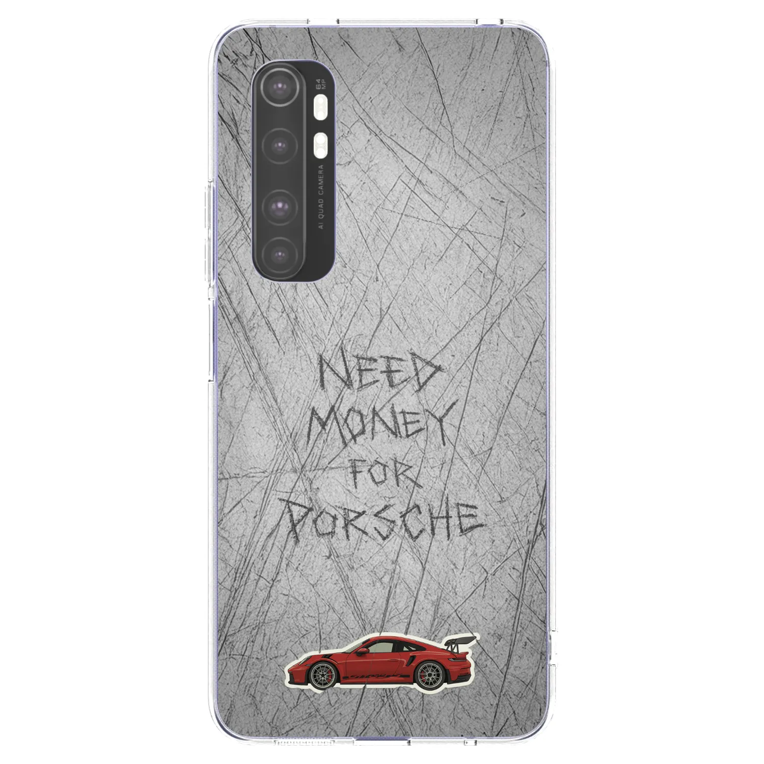 Picasee husă transparentă din silicon pentru Xiaomi Mi Note 10 Lite - Garage Scratch