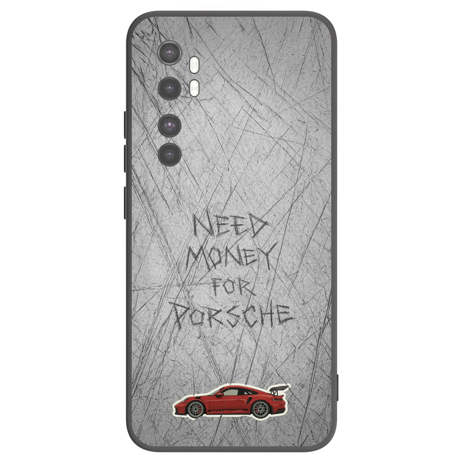 Picasee husă neagră din silicon pentru Xiaomi Mi Note 10 Lite - Garage Scratch