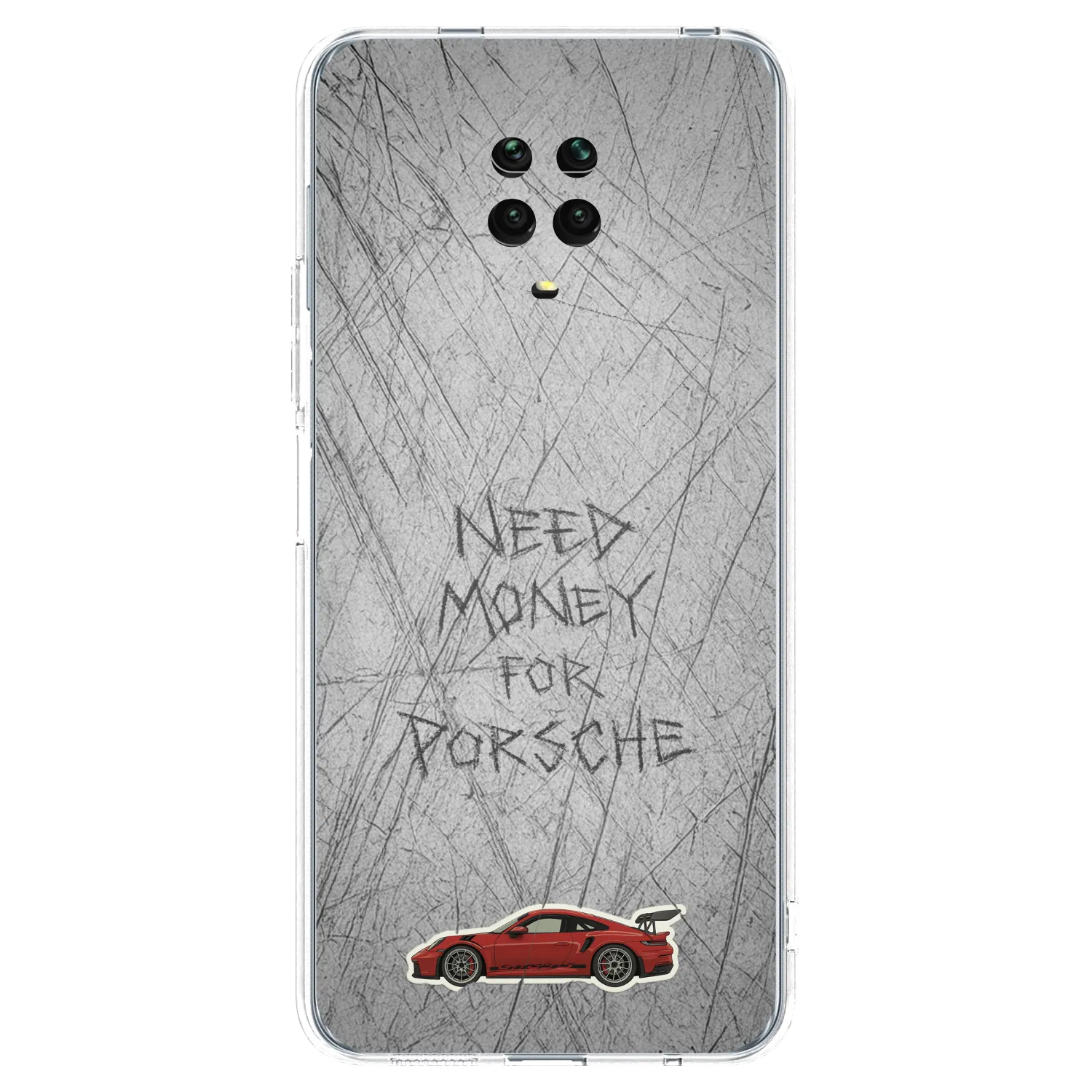 Picasee husă transparentă din silicon pentru Xiaomi Redmi Note 9S - Garage Scratch