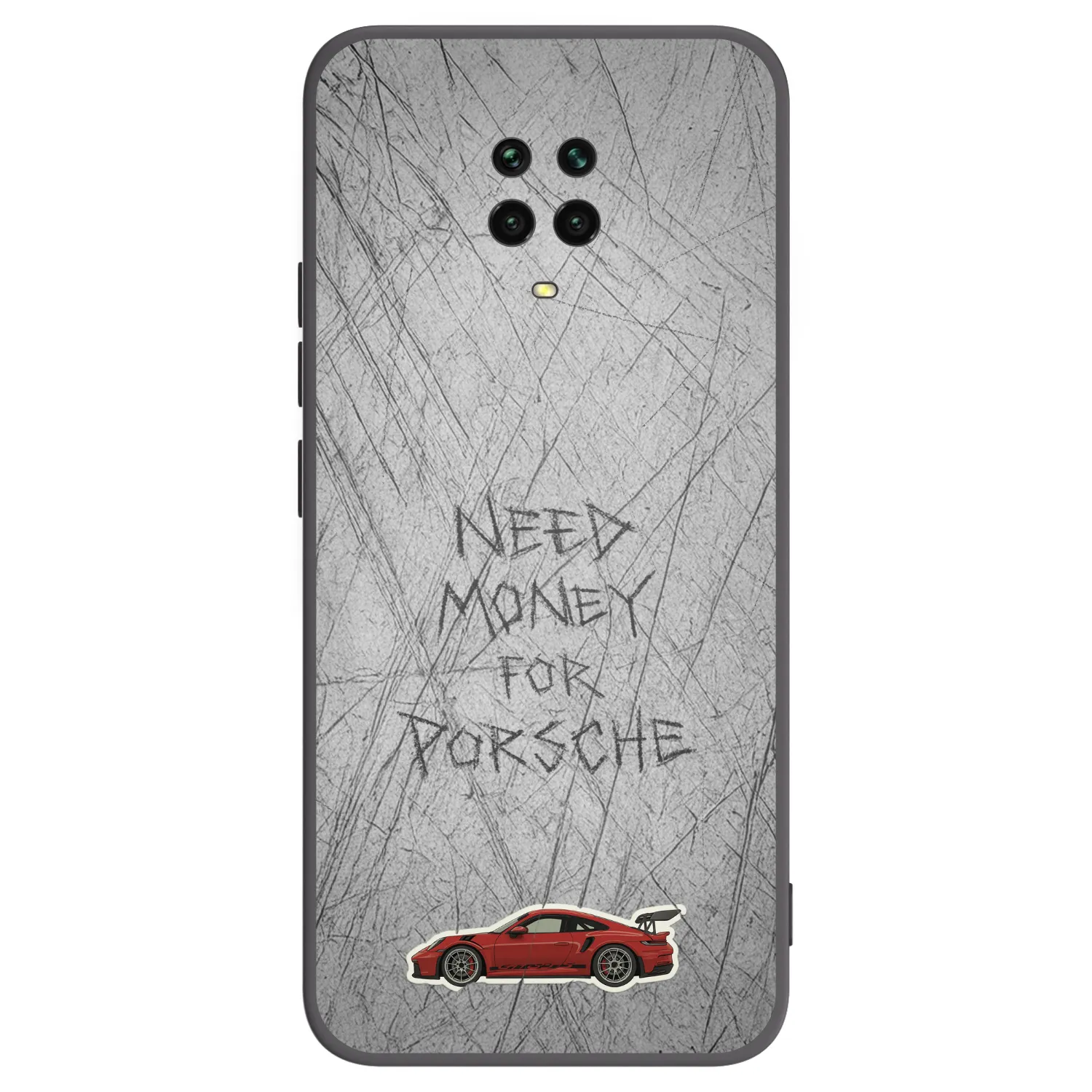 Picasee husă neagră din silicon pentru Xiaomi Redmi Note 9S - Garage Scratch