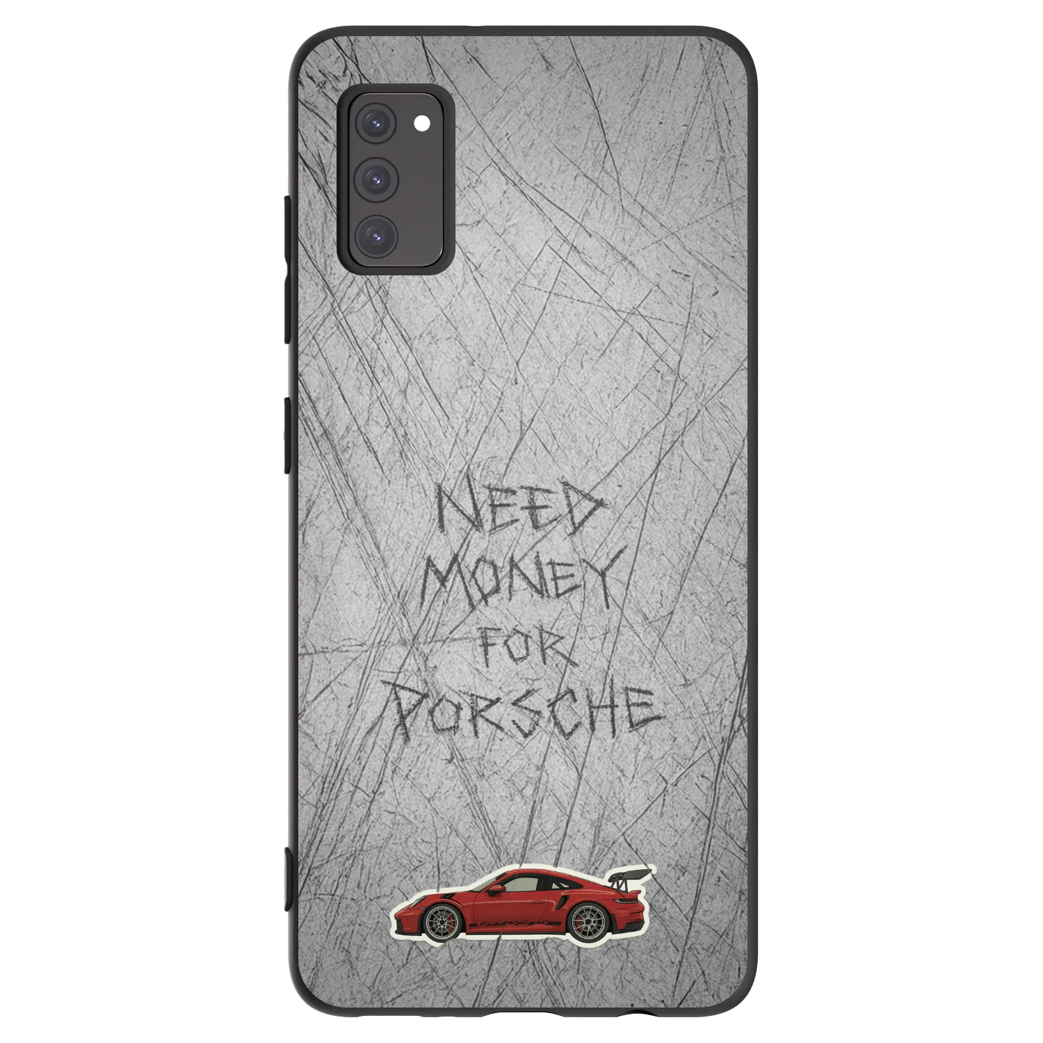 Picasee husă neagră din silicon pentru Samsung Galaxy A41 A415F - Garage Scratch