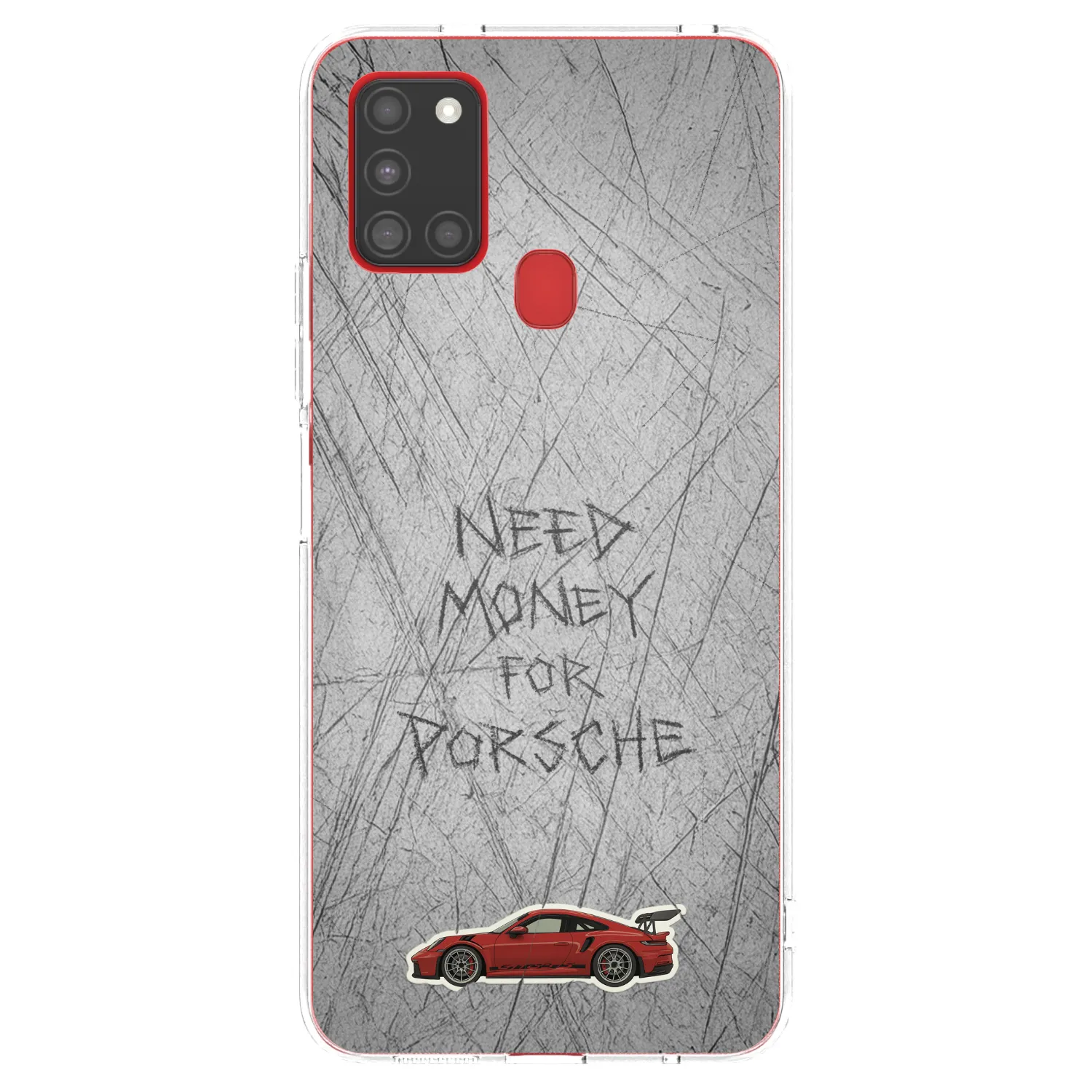 Picasee husă transparentă din silicon pentru Samsung Galaxy A21s - Garage Scratch