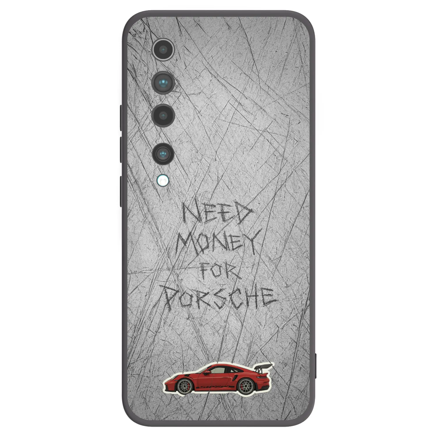 Picasee husă neagră din silicon pentru Xiaomi Mi 10 - Garage Scratch