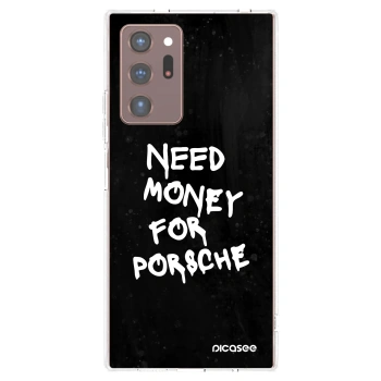 Picasee husă transparentă din silicon pentru Samsung Galaxy Note 20 Ultra - Black Dollar