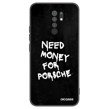 Picasee husă neagră din silicon pentru Xiaomi Redmi 9 - Black Dollar