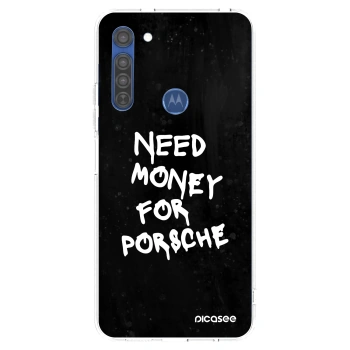 Husă pentru Motorola Moto G8 - Black Dollar