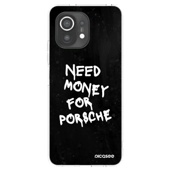 Picasee husă transparentă din silicon pentru Xiaomi Mi 11 - Black Dollar