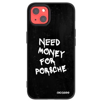 Picasee husă neagră din silicon pentru Apple iPhone 13 - Black Dollar
