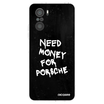 Picasee husă transparentă din silicon pentru Xiaomi Poco F3 - Black Dollar