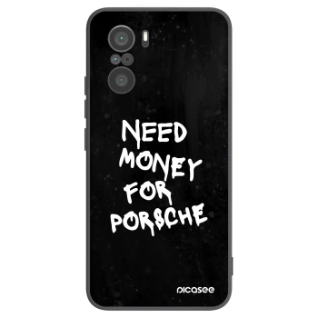 Picasee husă neagră din silicon pentru Xiaomi Poco F3 - Black Dollar