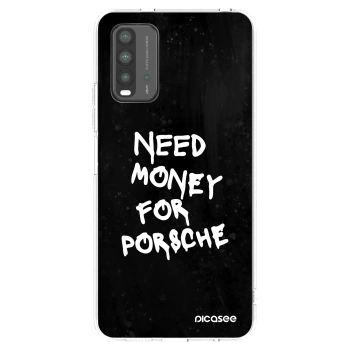 Picasee husă neagră din silicon pentru Xiaomi Redmi 9T - Black Dollar