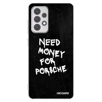 Picasee husă transparentă din silicon pentru Samsung Galaxy A52s 5G A528B - Black Dollar