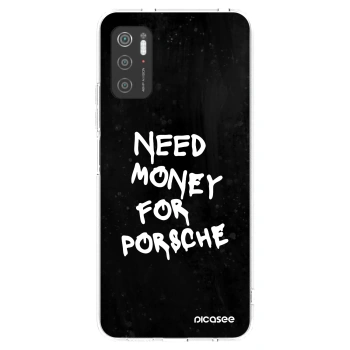 Picasee husă transparentă din silicon pentru Xiaomi Poco M3 Pro 5G - Black Dollar