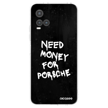 Picasee husă transparentă din silicon pentru Vivo Y33s - Black Dollar