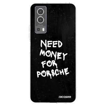 Picasee husă transparentă din silicon pentru Vivo Y72 5G - Black Dollar