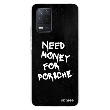 Picasee husă transparentă din silicon pentru Realme 8 5G - Black Dollar