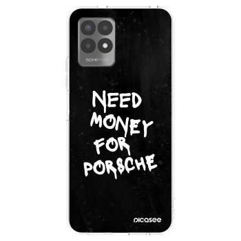Picasee husă transparentă din silicon pentru Realme 8i - Black Dollar