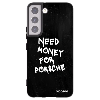 Picasee husă neagră din silicon pentru Samsung Galaxy S22 5G - Black Dollar