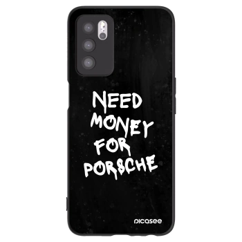 Picasee husă neagră din silicon pentru OPPO A16s - Black Dollar