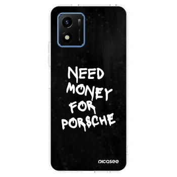 Picasee husă transparentă din silicon pentru Vivo Y01 - Black Dollar
