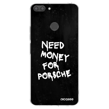 Picasee husă transparentă din silicon pentru Huawei P Smart - Black Dollar