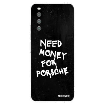 Picasee husă transparentă din silicon pentru Sony Xperia 10 IV 5G - Black Dollar