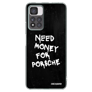 Picasee husă transparentă din silicon pentru Xiaomi Redmi Note 11 Pro+ 5G - Black Dollar