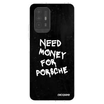 Picasee husă transparentă din silicon pentru OPPO A94 5G - Black Dollar