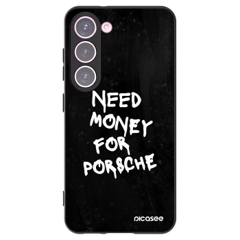 Picasee husă neagră din silicon pentru Samsung Galaxy S23 5G - Black Dollar