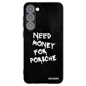 Picasee husă neagră din silicon pentru Samsung Galaxy S23+ 5G - Black Dollar