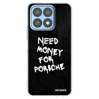 Picasee husă transparentă din silicon pentru Honor X8a - Black Dollar